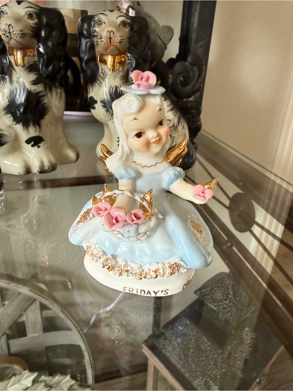 Vintage Lefton Friday’s Child Angel Figurine – Vintage Japan Porcelain 4” - Picture 12 of 17